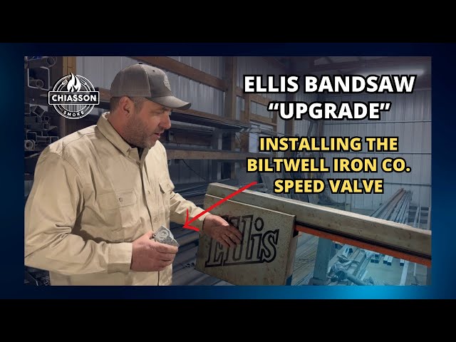 Ellis Bandsaw upgrade@biltwellironco #chiassonsmoke #diyprojects #welding