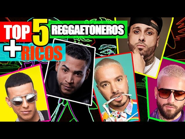 Top 5 Reggaetoneros más ricos del género urbano