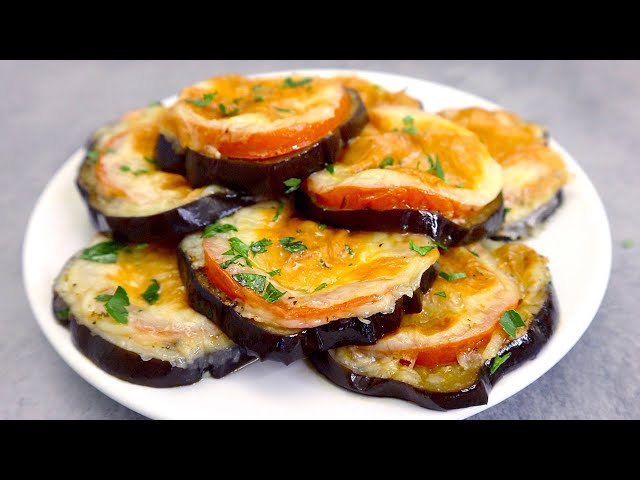 I don't fry eggplants anymore! Delicious Eggplant Appetizer in Oven # 120