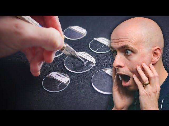 Scratching Every Watch Crystal To See Which Brands Are Lying! - Ultimate Crystal Scratch Test