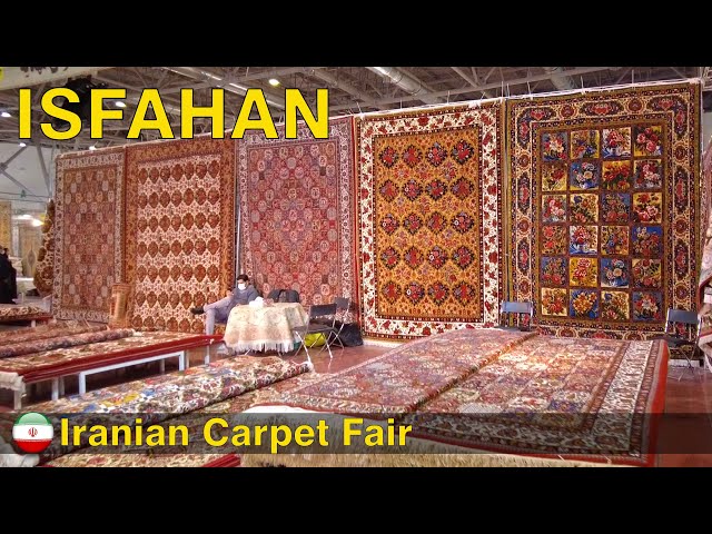 ISFAHAN iran 2022 | Walking on Iranian Carpet Fair