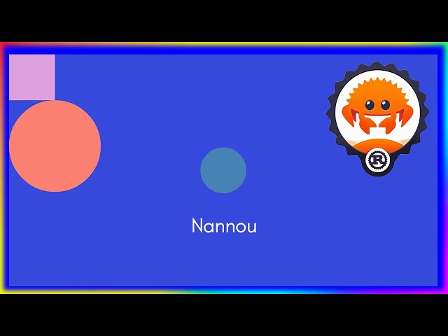 Creative Coding in Rust with Nannou