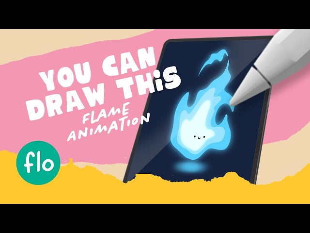You Can Draw This FLAME in PROCREATE - Procreate Animation Tutorial for Beginners
