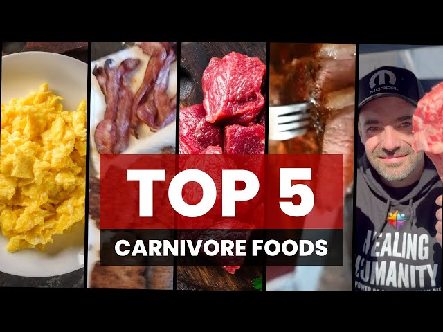 TOP 5 GO-TO Carnivore FOODS (Got me thru Year 1!)