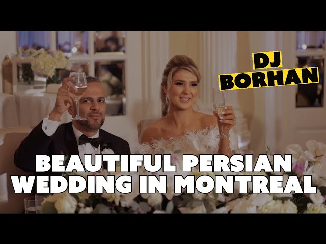 LUXURY Persian Wedding in Montreal with DJ and MC