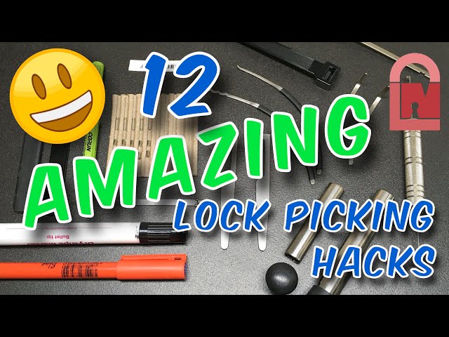 12 AMAZING Lock Picking Hacks You MUST Try