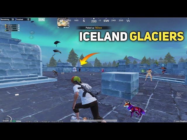 Iceland 🥶🔥 Glaciers And 1v4 Clutches | BGMI Gameplay | Pubg Mobile