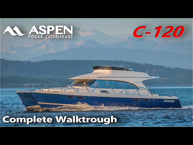 UNLEASH the C120 Power Cat! Experience Aspen Catamarans