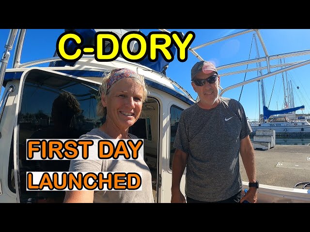 C-DORY FIRST DAY LAUNCHING OF BOAT
