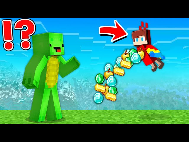 JJ Pranked Mikey With a Metamorph Mod in Minecraft   Maizen JJ and Mikey