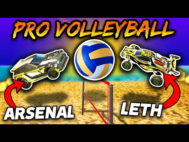 I CHALLENGED ARSENAL TO SEE WHO'S BETTER AT VOLLEYBALL