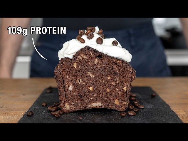 This Banana Bread has 109g of Protein (Mocha style)