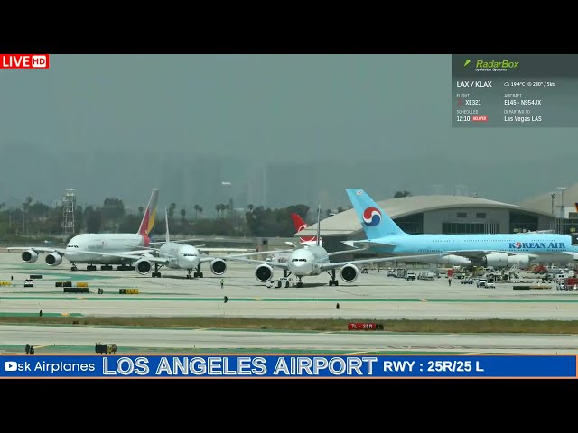 🔭 Live Watching Planes ✈️  At Los Angeles Airport (LAX) | Live ATC 📻