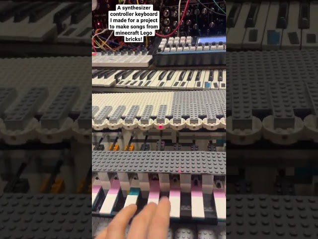 synthesiZer controller made from Lego Bricks #shorts