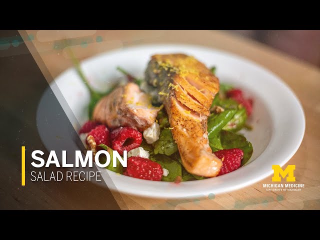 Food for Your Mood: Salmon Salad with Raspberry Vinaigrette Recipe