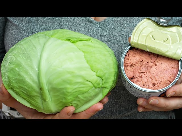 A friend from Germany taught me how to cook cabbage so delicious! Do you have cabbage at home?