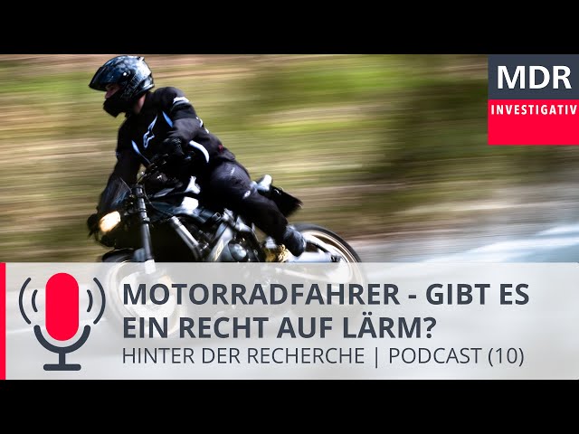 Demonstrierende Motorradfahrer - Gibt es ein Recht auf Lärm | Podcast