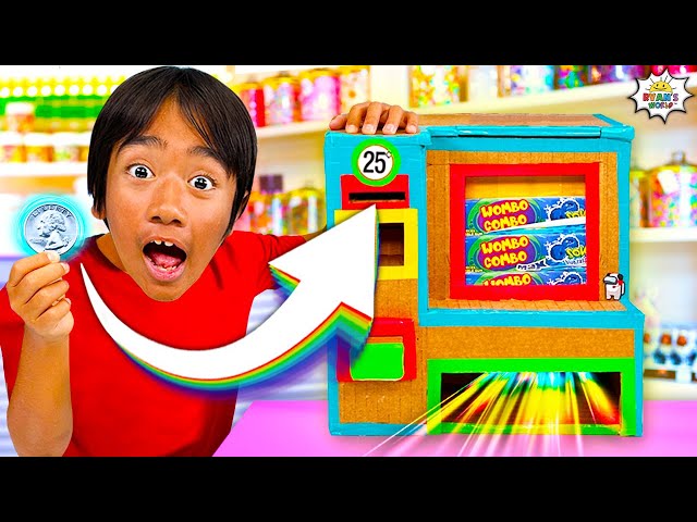 How to make DIY Real Working Vending Machine with Ryan's World!