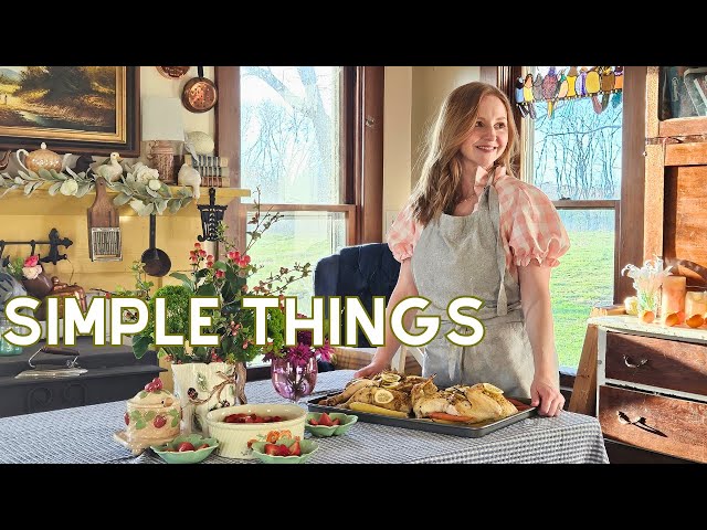 A Day in the life of Simple Homemaking | Spring Thrifting | Spring on the farm
