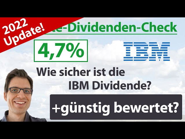 IBM Aktienanalyse 2022: Wie sicher ist die Dividende? (+günstig bewertet?)