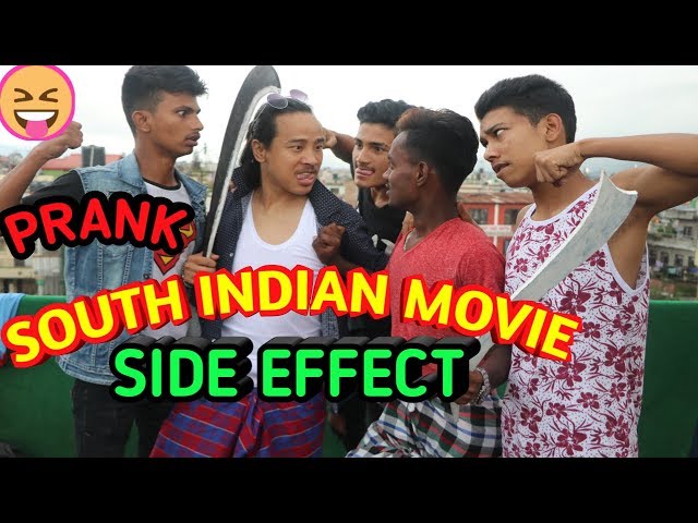 nepali prank - south indian movie side effect || nepali prank video || Alish Rai ||