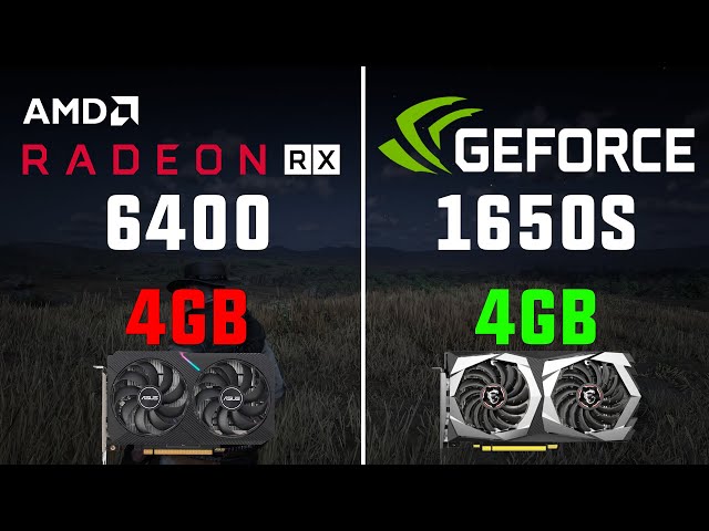 RX 6400 vs GTX 1650 SUPER Test in 8 Games