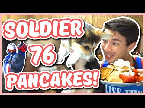 Overwatch - SOLDIER: 76 PANCAKE RECIPE WITH PANCAKES (Chef You Wack)