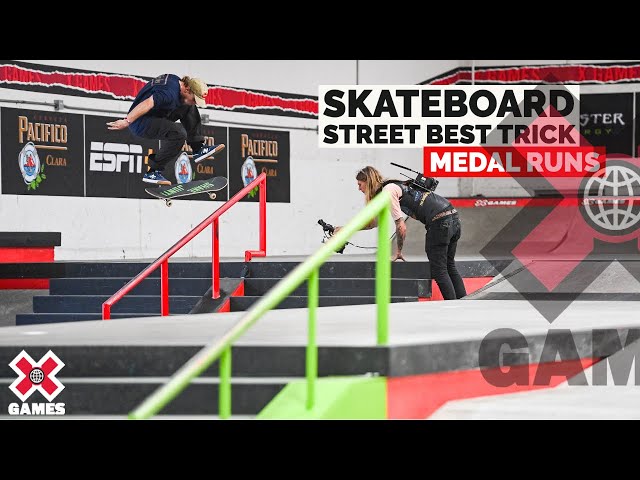 Skateboard Street Best Trick: MEDAL RUNS | X Games 2022