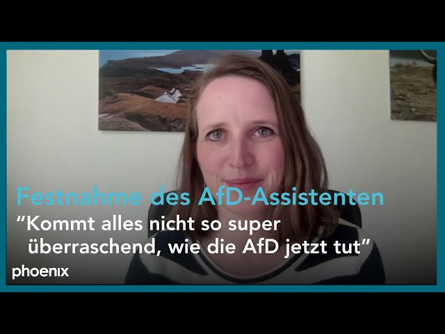 Ann-Katrin Müller zu den Spionagevorwürfen gegen den Mitarbeiter von Michael Krah (AfD) | 23.04.24