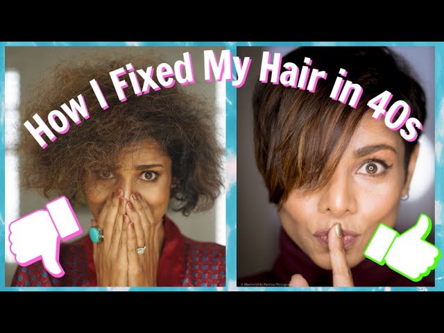How I Fixed my DRY & THIN Hair in my 40s / Hair Mistakes That Make You Look Older/GIVEAWAY