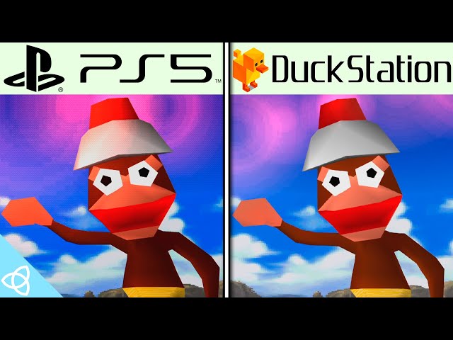 Ape Escape - PS5 vs. PC Emulator (Duckstation) | Side by Side