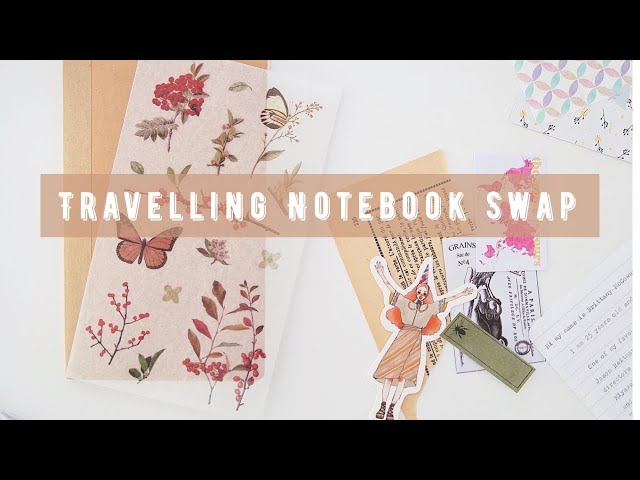 Travelling Notebook Swap Tutorial 🌏✈📓📮