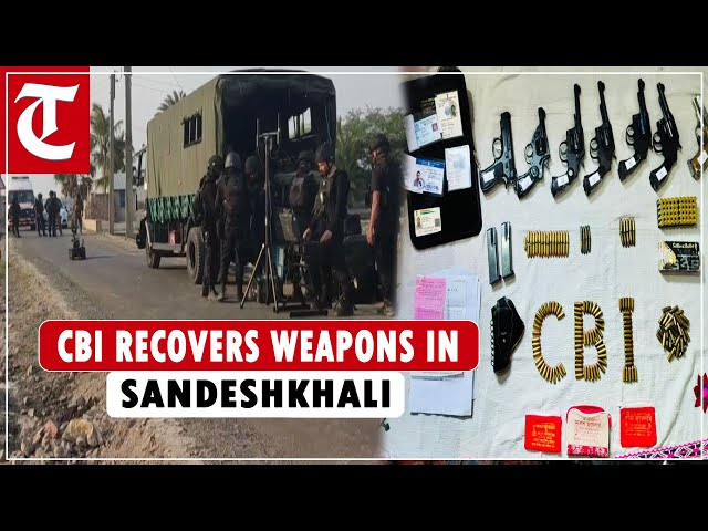 WB: NSG bomb squad reaches Sandeshkhali, CBI recovers weapons