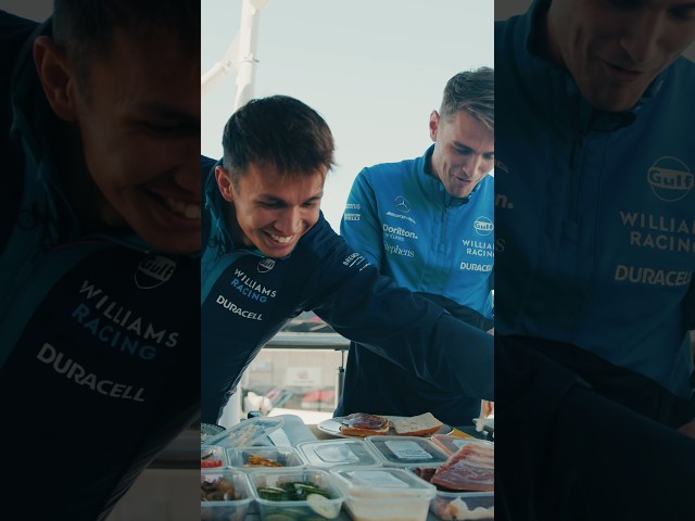 Two drivers. Two sandwiches. What could go wrong? 🥪 | Williams Racing | F1 2023