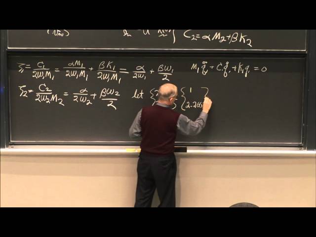 25. Modal Analysis: Response to IC's and to Harmonic Forces