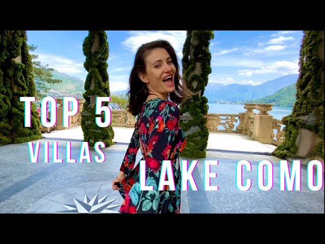 TOP 5 VILLAS to visit on LAKE COMO 🇮🇹 Como, Bellagio, Varenna, Tremezzo, Lenno