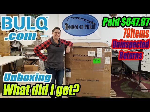 Bulq.com Pallet Unboxing Uninspected Returns 79 Items paid $647.87 What did I get? Online Re-selling