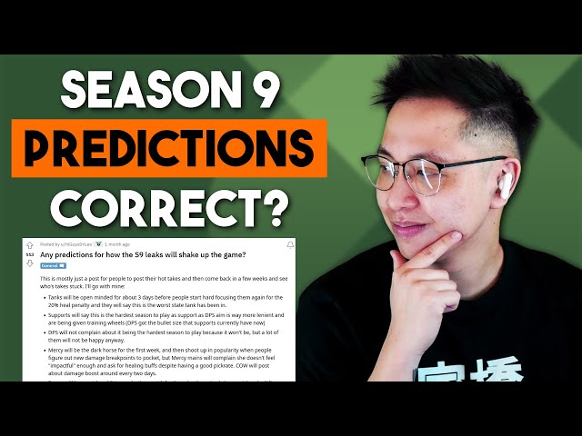 Were the Season 9 Predictions for Overwatch 2 correct?