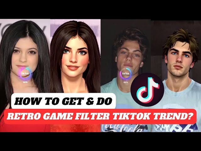 How to get retro game filter on TikTok | how to do the retro game filter tiktok trend