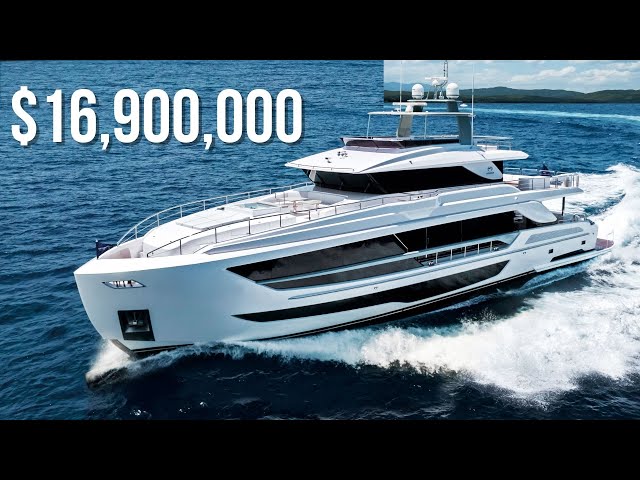 $16.9M 2022 HORIZON FD110 SuperYacht Tour / Fast Displacement Luxury Power Yacht - PART 2