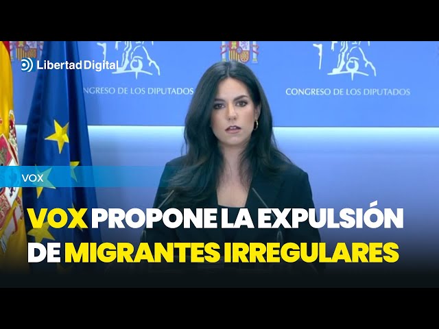 Vox ha propuesto en el Congreso la expulsión de todos los migrantes que lleguen irregularmente