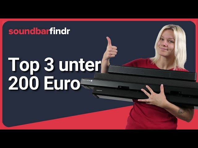 Die besten günstigen Soundbars! – Modelle unter 200 Euro im Test
