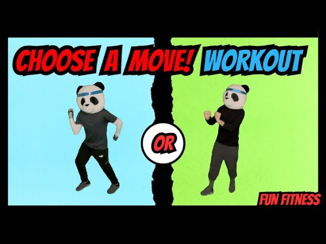 Choose A Move Workout! Brain Break | Family Fun Fitness For Kids | Movement Break | PE
