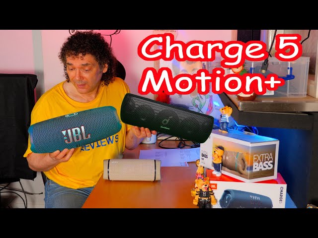 JBL Charge 5 vs Motion Plus and Sony XB33 - ultimate travel speaker 2021 🤗