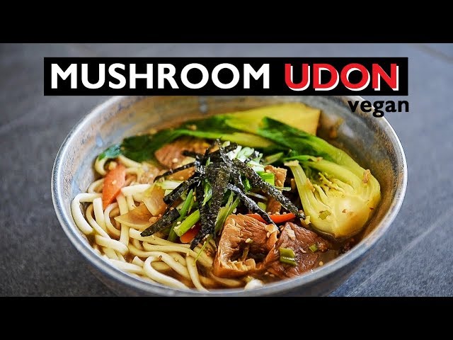 FAST Udon Noodles Recipe | EASY VEGAN RECIPES