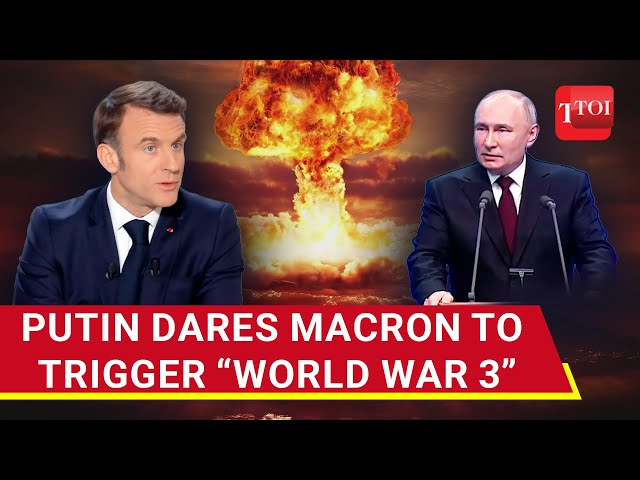 Putin Gives a Chilling Warning After Macron Reiterates Sending NATO Troops to Ukraine | Watch