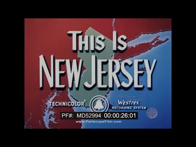 THIS IS NEW JERSEY  1956  NEW JERSEY BELL EDUCATIONAL & PROMOTIONAL FILM MD52994