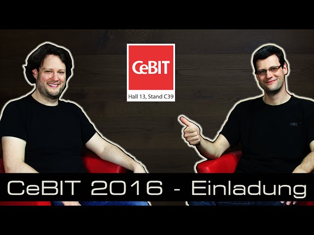 CeBIT 2016 - Wir sind live dabei [deutsch]