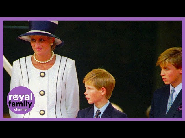 Princess Diana and Her Sons, Prince William and Harry