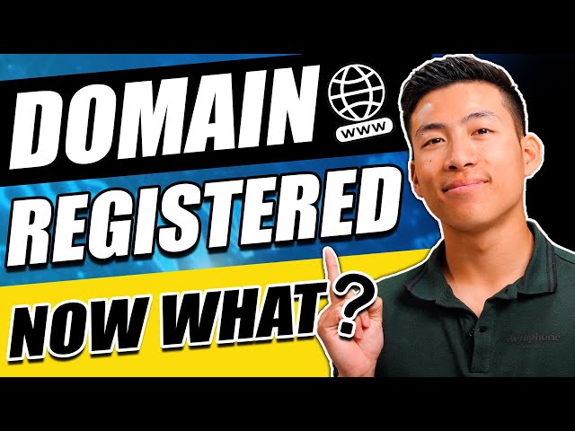 What to Do AFTER Buying a Domain For Your Website